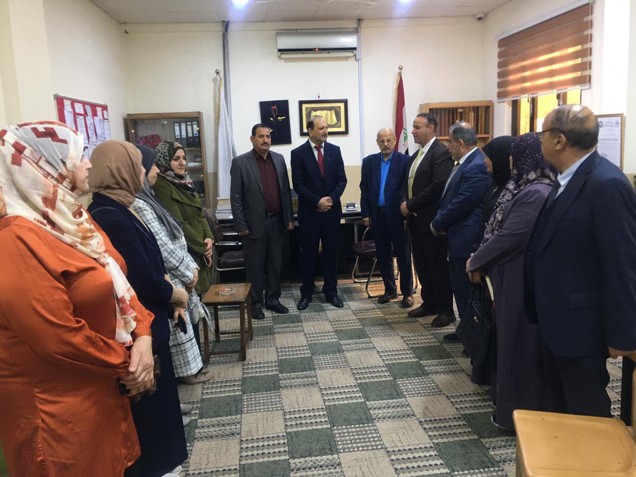 An academic visit for students and faculty members of the Department of Chemical Engineering at the College of Engineering, University of Kufa.