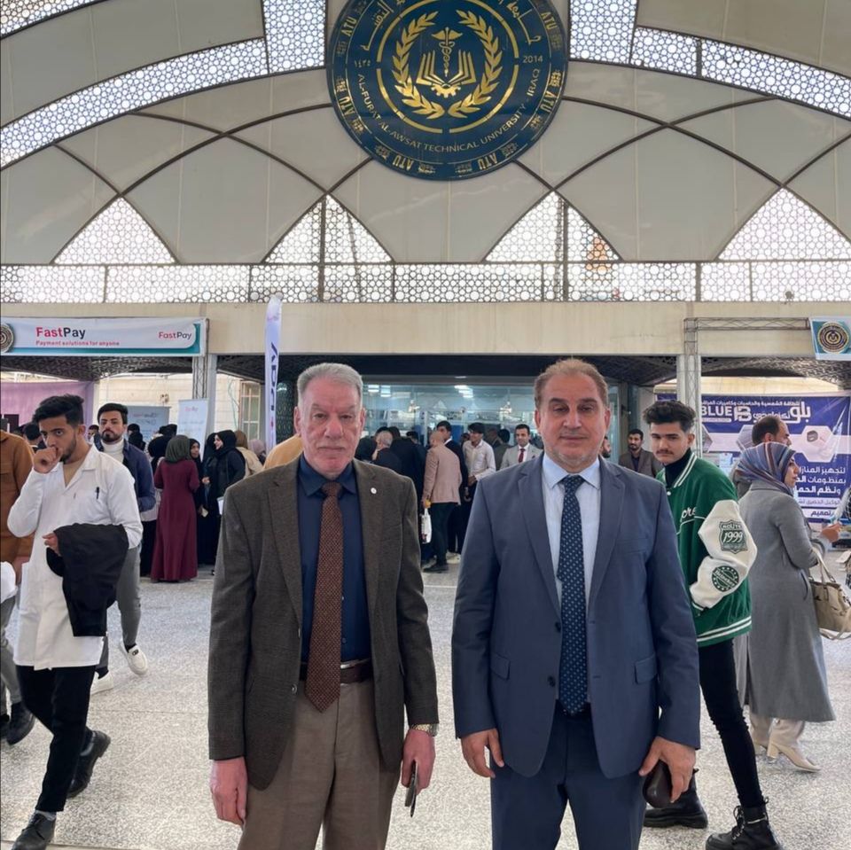 عميد كلية العلوم الادارية يلبي دعوة رئيس جامعة الفرات الاوسط التقنية