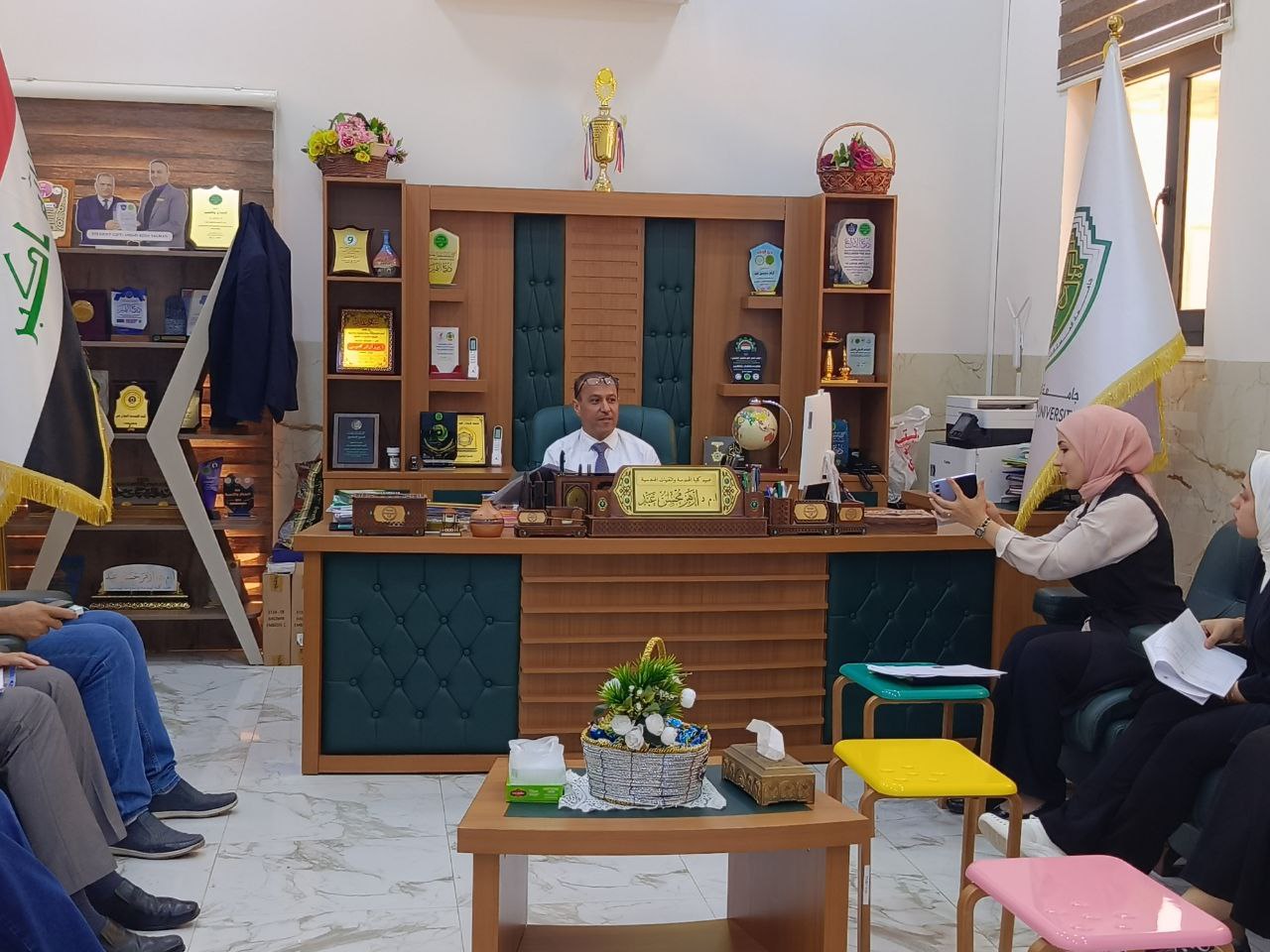 عميد كلية الهندسة والتقنيات الهندسية يناقش خطة ضمان الجودة والأداء الجامعي للعام الأكاديمي 2024-2025..