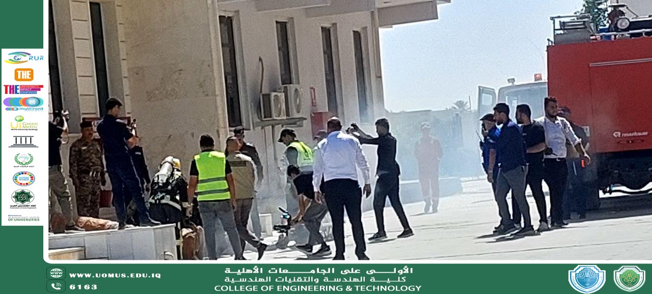  Al-Mustaqbal University Organizes an Awareness Event in Cooperation with the Civil Defense Directorate to Promote Safety and Risk Prevention