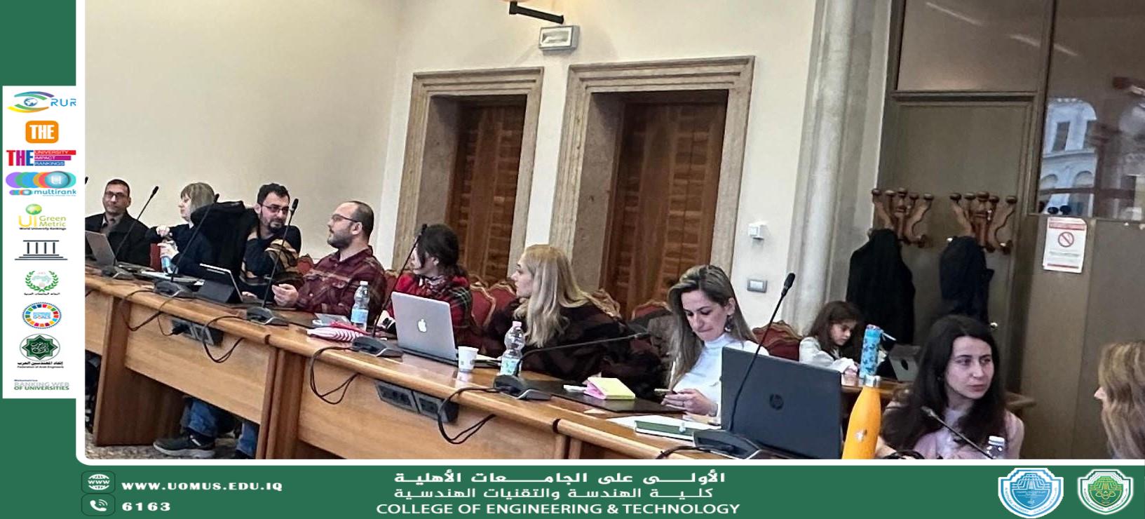 مشاركة كلية الهندسة والتقنيات الهندسية  في المشروع البحثي الريادي لمؤتمر K-PERITIA