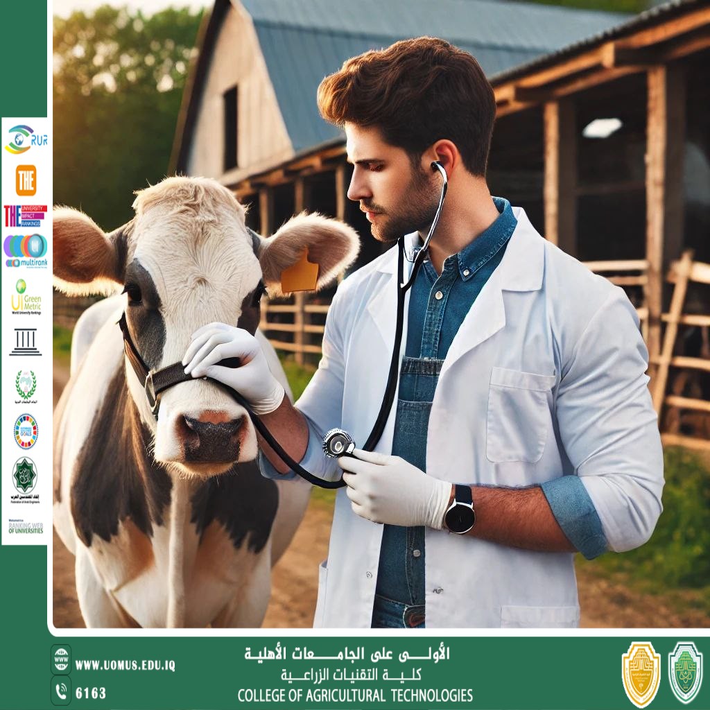 مقالة علمية للتدريسي م.م احمد جميل عبد بعنوان مرض الحمى القلاعية Foot and mouth disease 
