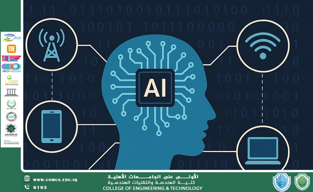 مقالة بعنوان  :  تصميم شبكات اتصالات ذكية باستخدام تقنيات الذكاء الاصطناعي ..