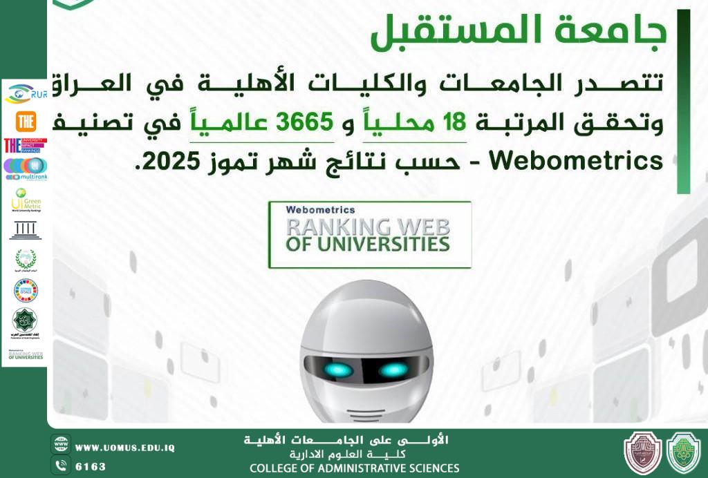 Al-Mustaqbal University Tops Web Matrix Website Rankings