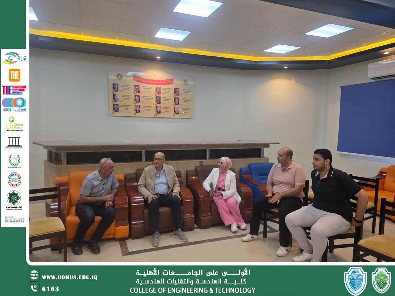 Students of the College of Engineering and Engineering Technologies Visit the College of Engineering – Mansoura University