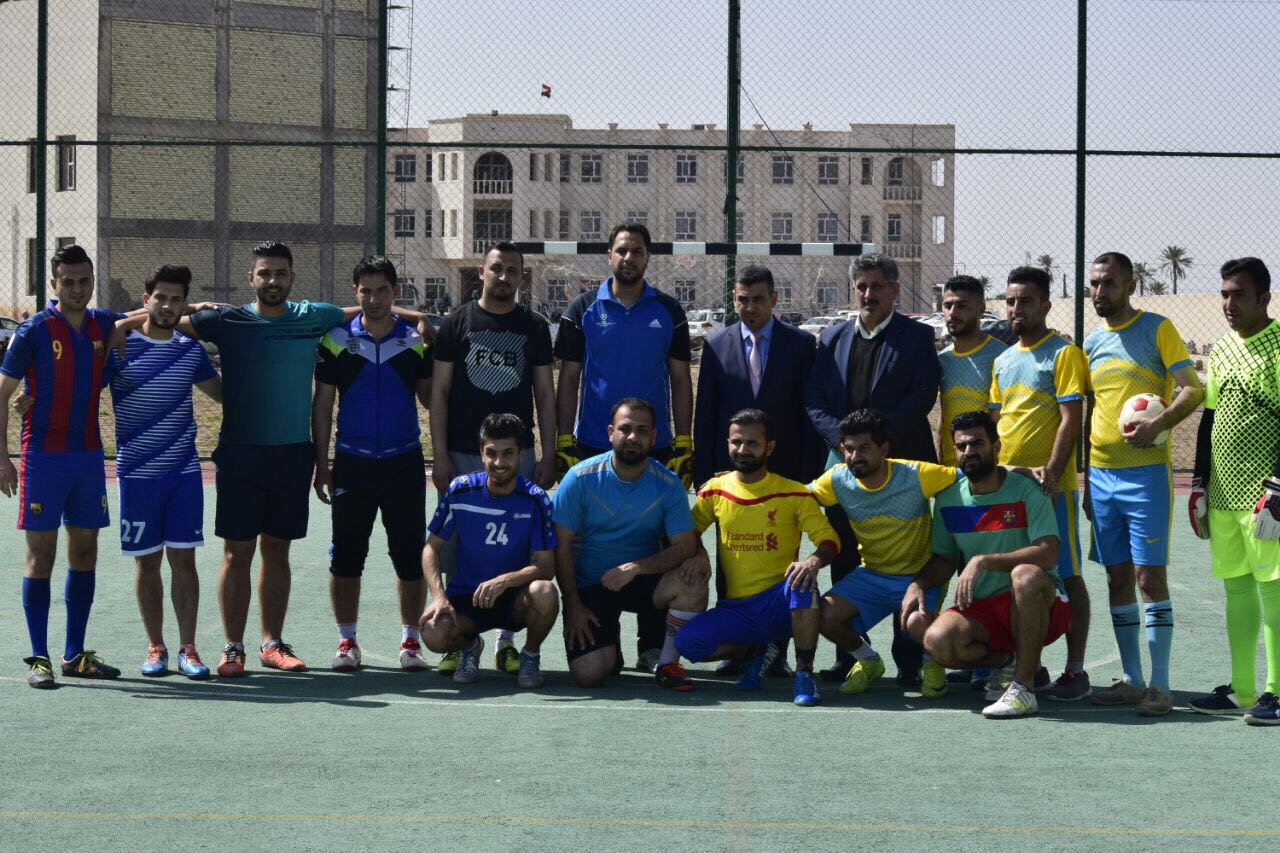 مباراة رياضية كلية الحلة الجامعة