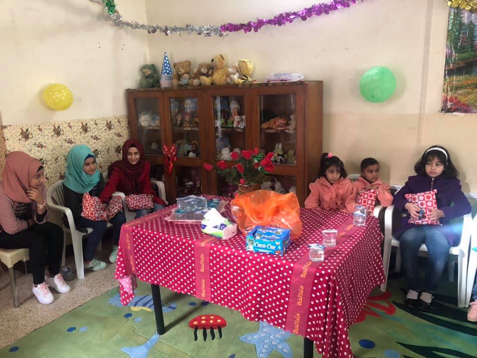 زيارة دار الزهور لرعاية الايتام