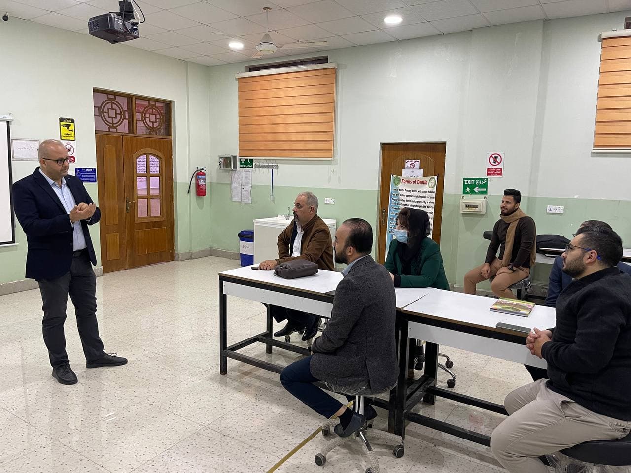 Holding an attendance scientific workshop in the Department of Dentistry entitled Hierarchy of the research and evidence based dentistry