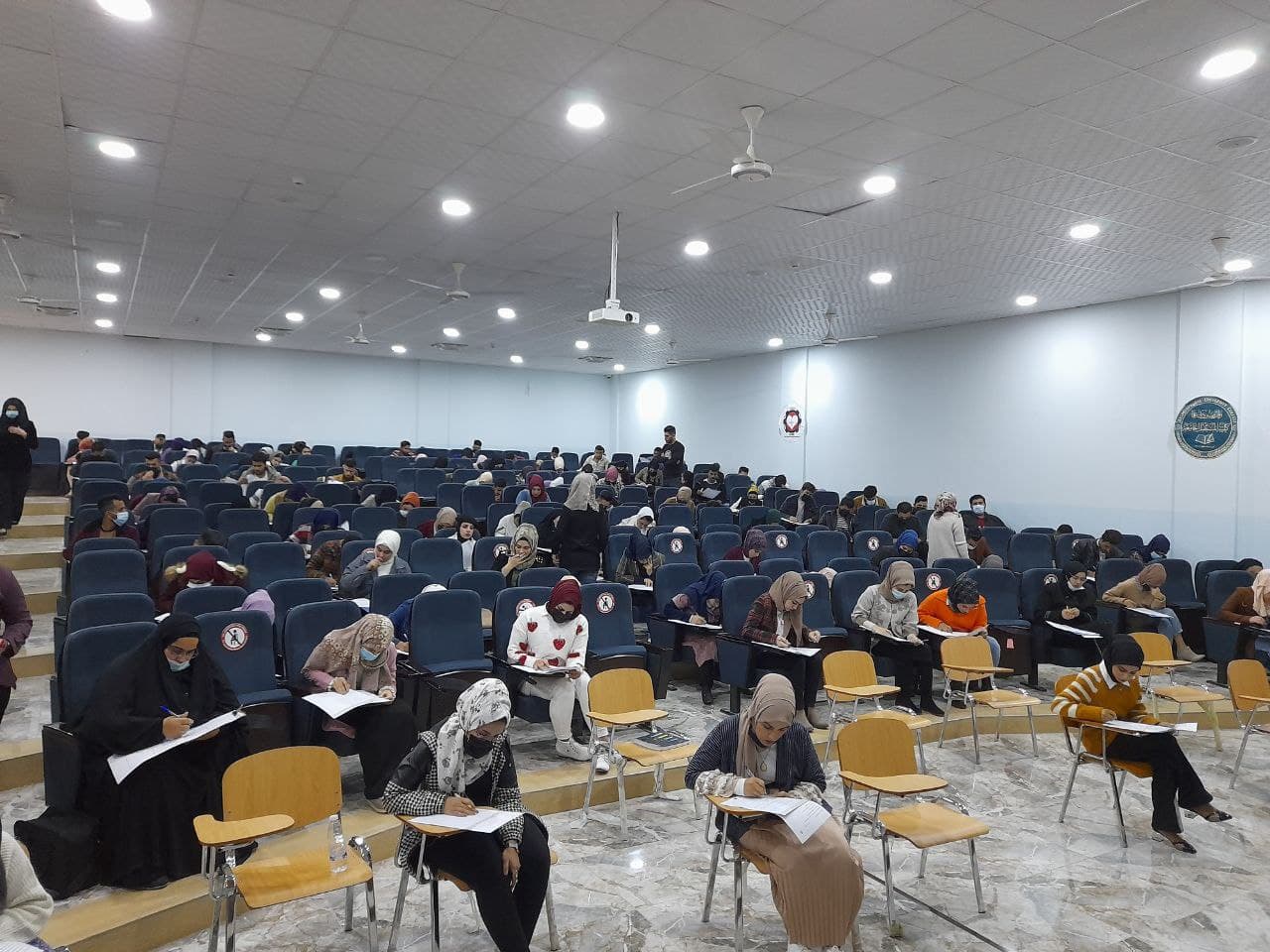Part of the second stage exams for the dental department today, Tuesday 14/12/2021