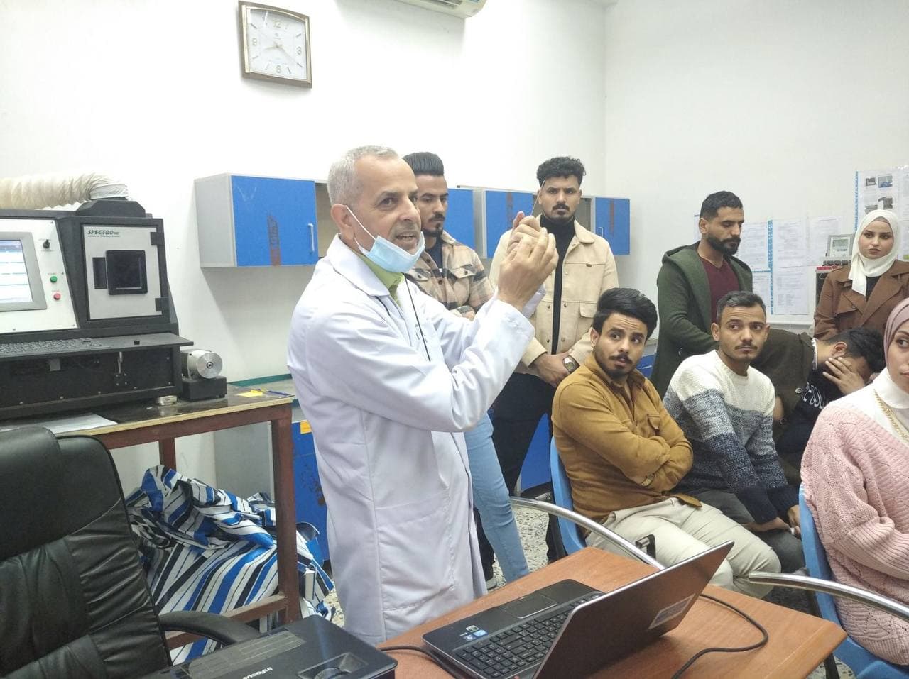 سفرة علمية الى دائرة التدريب وبحوث الطاقة/مركز تدريب كهرباء/الحله 