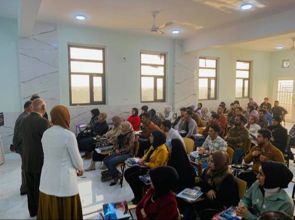 الترحيب بالطلبة الجدد وتهنئتهم لمناسبة قبولهم في القسم و بدءالعام الدراسي الجديد ٢٠٢٢