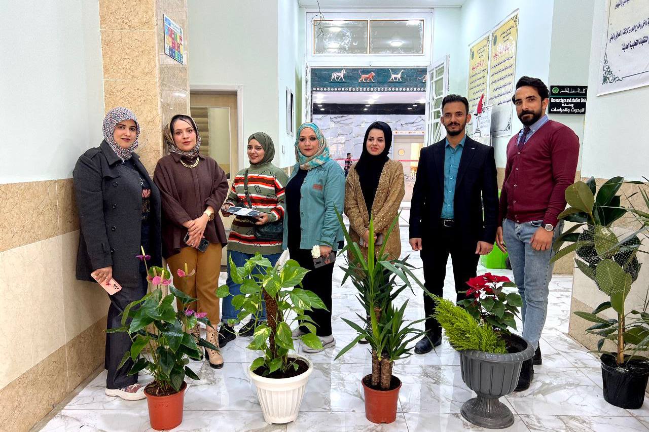 تزيين قسم الصيدلة بواسطة تدريسيي القسم 