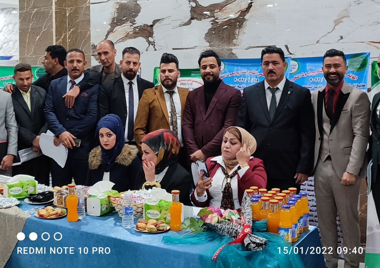 مناقشة بحث تخرج للطالب زينه عباس فاضل ضمن فعاليات المؤتمر العلمي الثامن لبحوث التخرج