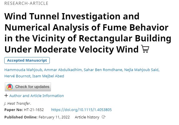 Wind Tunnel Investigation and Numerical Analysis of Fume Behavior in the Vicinity of Rectangular Building Under Moderate Velocity Wind 