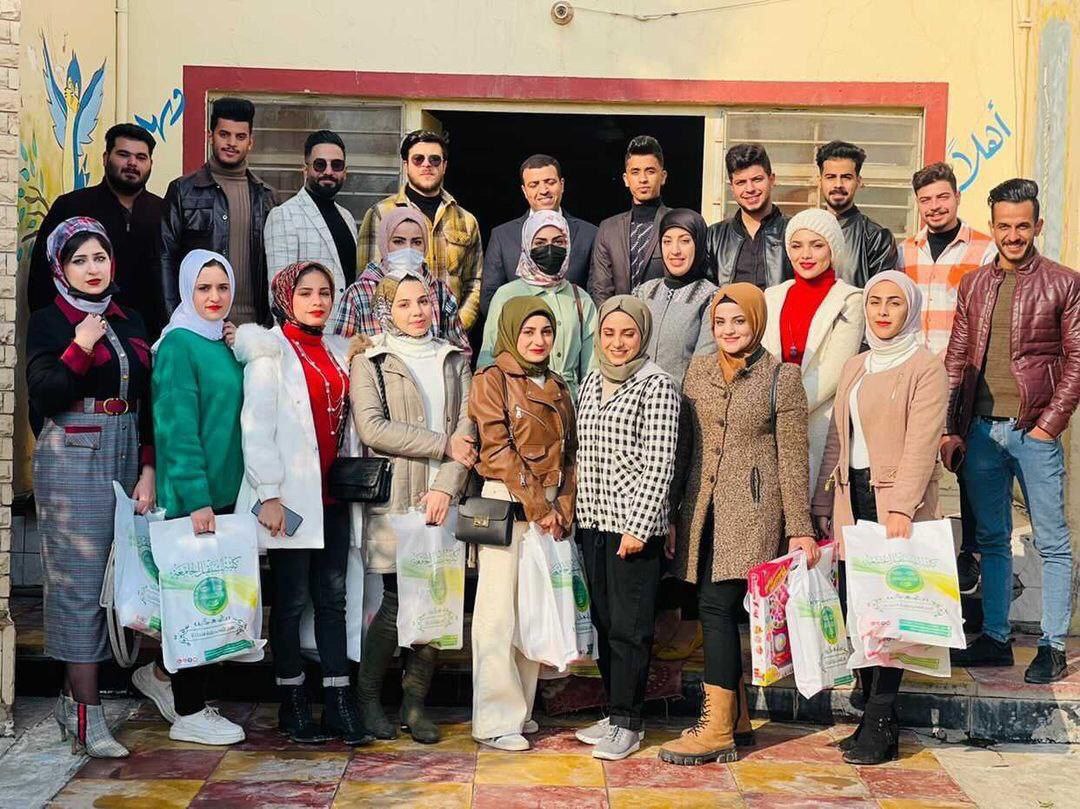 A visit from members of the pharmacy department to an orphanage