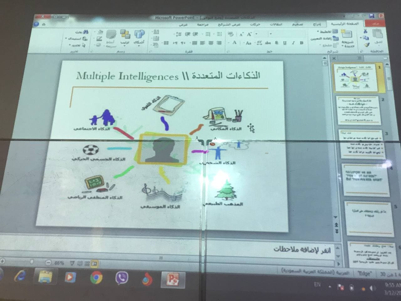ورشة علمية تحت عنوان ( ذكائاتهم لا تنتهي ) 