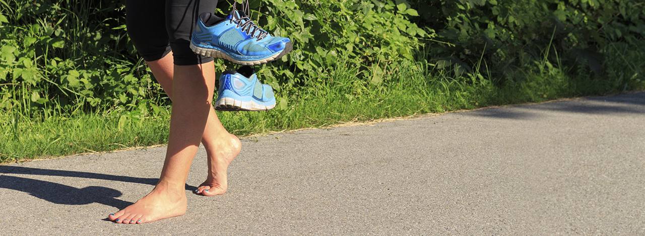ورشة بعنوان " bare foot running "