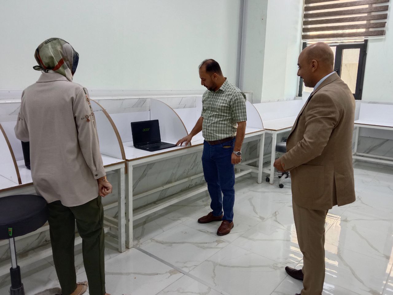 تأهيل مختبر الحاسوب