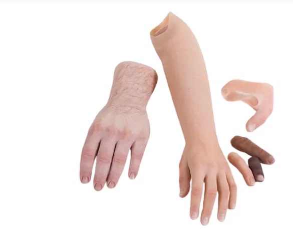 Silicone prosthetics.