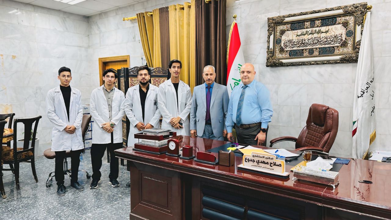 تحقيقاُ لشعار نحو جامعة مستدامة اقام قسم تقنيات الاشعة سفرة علمية الى مستشفى الحلة التعليمي 