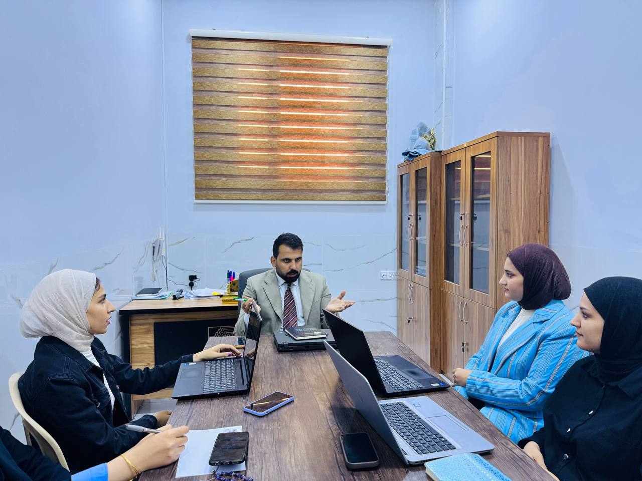 اجتماع لممثلي المواقع الالكترونية لاقسام كلية العلوم.
