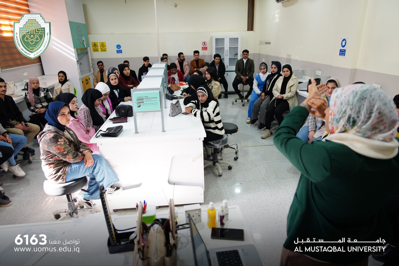 قسم تقنيات التخدير يقوم بتعليم الطلبة العلامات الحيوية