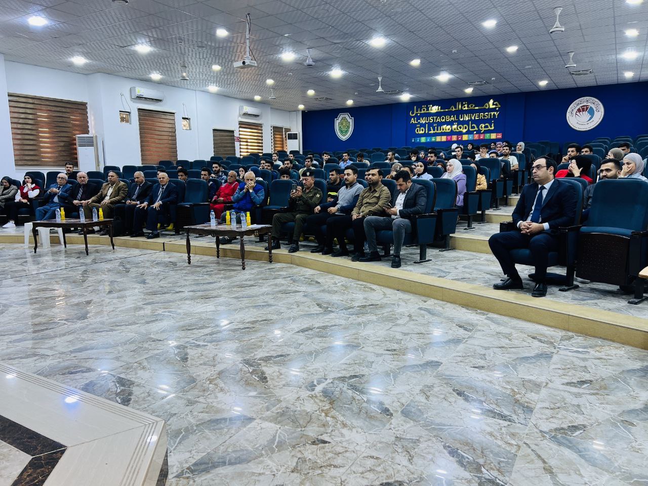 جامعة المستقبل تنظم ورشة حول السلامة وإجراءات استخدام المطافئ تحقيقًا للهدف الثالث من أهداف التنمية المستدامة