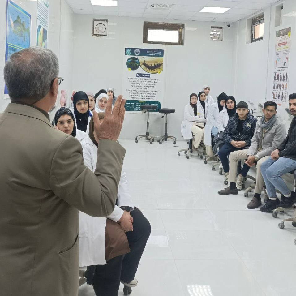 ترحيب وتوجيه لطلبة المرحله الاولى- قسم التقنيات الاحيائية الطبية ....