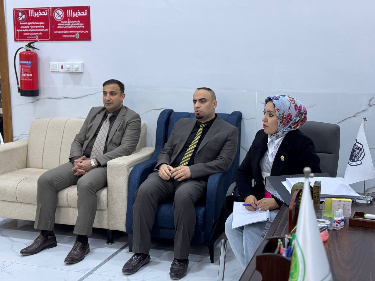 زيارة لجنة الاعتماد المؤسسي لكلية العلوم بجامعة المستقبل