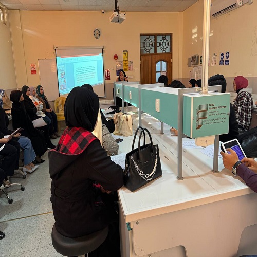 اقام قسم التخدير نشاط بعنوان Improve the student's ability to communicate effectively
