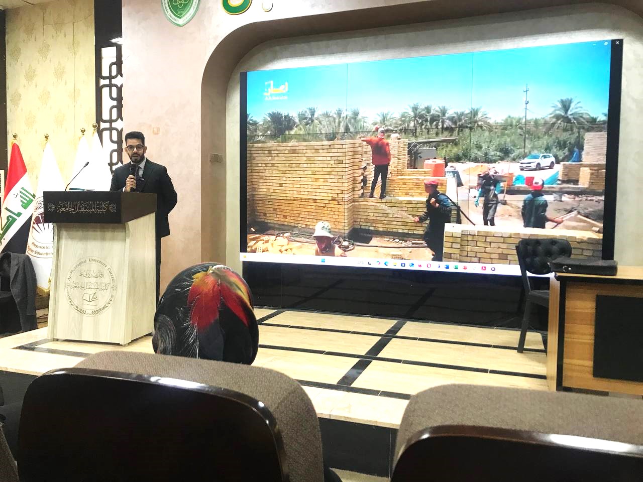 ندوة علمية بعنوان ‘‘ احدث اساليب وفنون بناء الدور والبنايات ‘‘