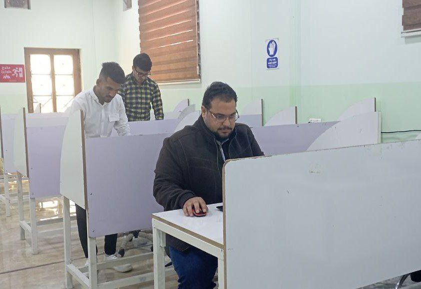 صيانة مختبر الرسم الهندسي لقسم هندسة تقنيات الاجهزة الطبية
