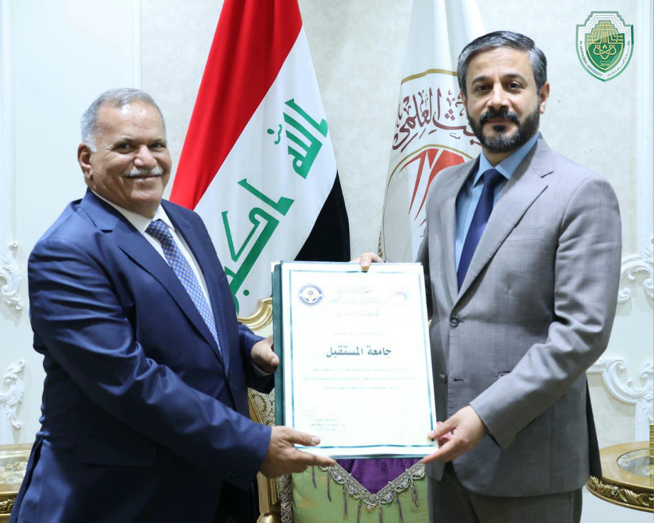 تصدرت جامعة المستقبل المرتبة المتقدمة في التصنيف العراقي للجامعات، وأبدى معالي وزير التعليم العالي تقديره للجهود المبذولة.