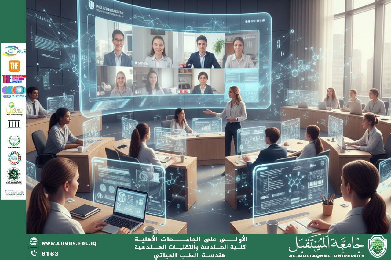 مقالة بعنوان ( The Future of Hybrid Learning: A Bridge Connecting the Classroom to the Digital World)للمهندسة زهراء محمد كاظم 
