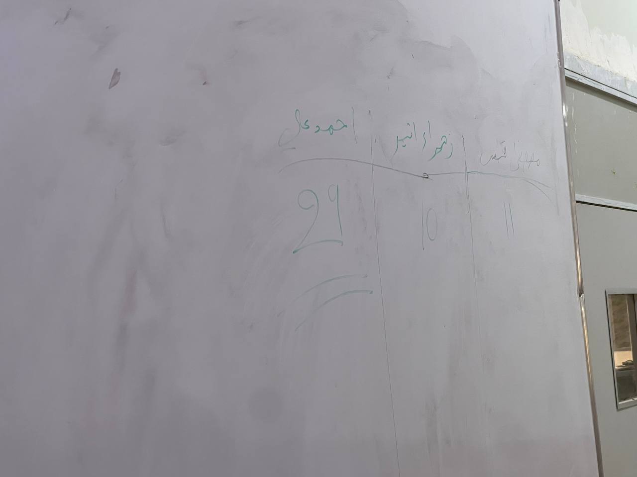 Election of a representative for the first stage
