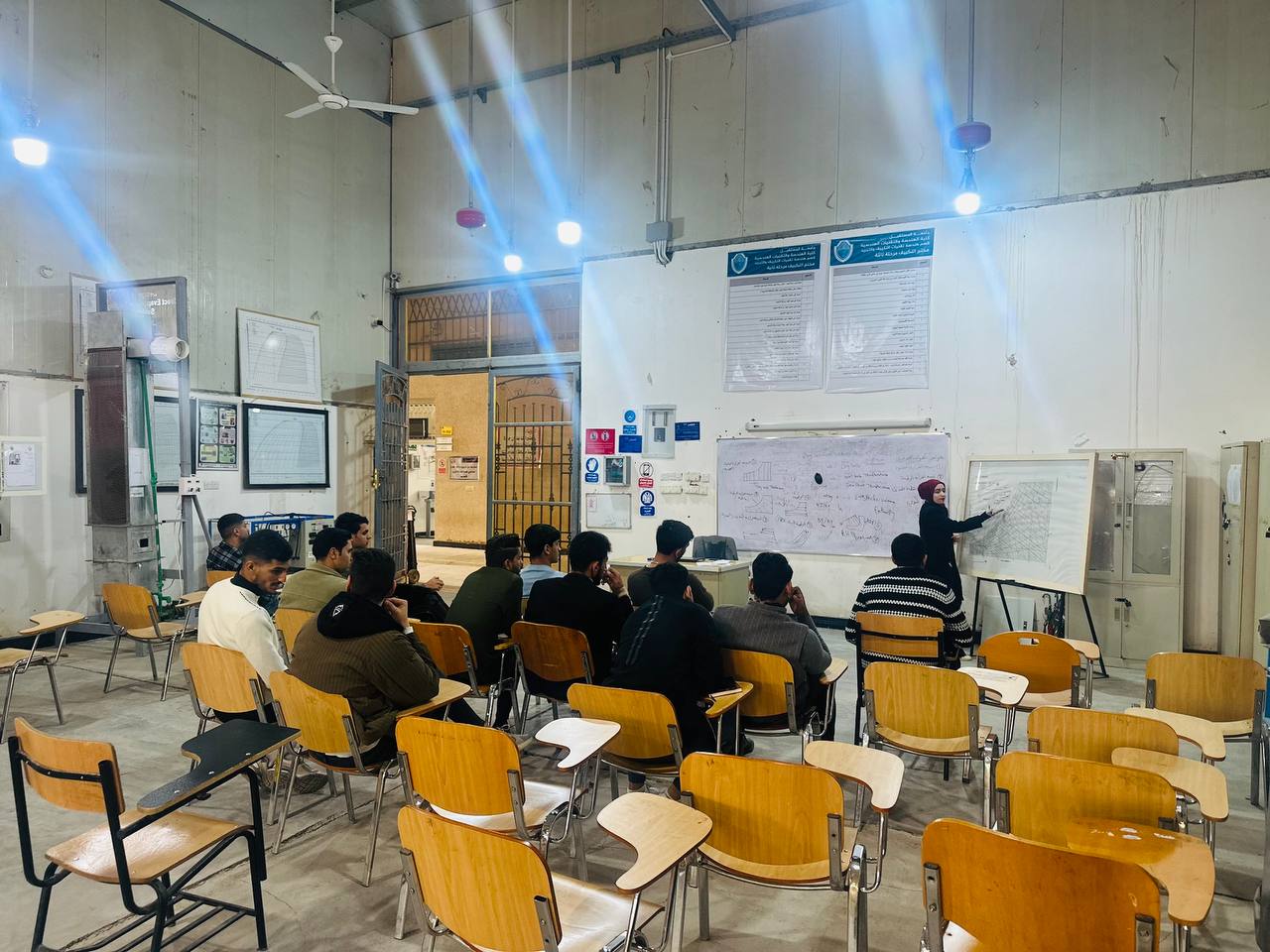 ورشة حول المخطط السايكومتري لطلاب المرحلة الثانية لقسم هندسة تقنيات ميكانيك القوى 