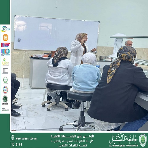 A workshop to teach students of the Department of Anesthesia in cooperation with the College of Nursing about measuring vital signs of the human body