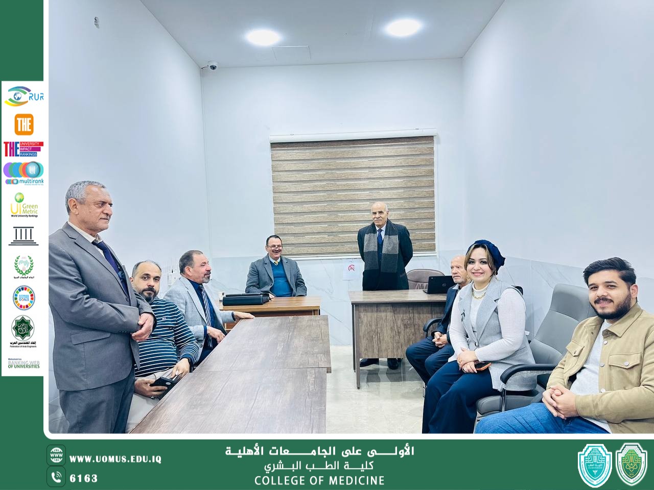 احد تدريسي كلية الطب يقدم ورشة عن مكافحة التدخين للحد من انتشار هذه الظاهرة والتعريف والتوعيه عن مخاطر التدخين على البشر والبيئة المحيطة بهم 