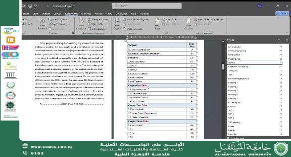 ورشة الكترونية بعنوان (كيفيه كتابة بحوث التخرج )