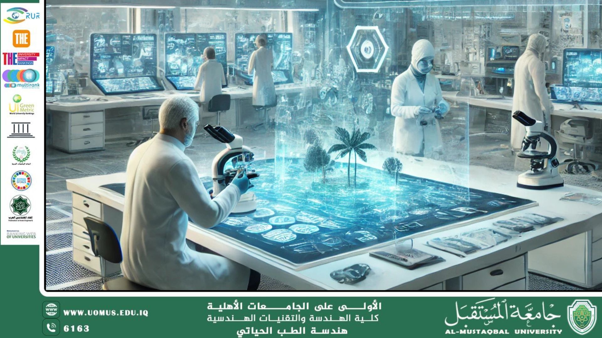 مقالة علمية بعنوان " الهندسة الطبية الحيوية: دور أساسي في التكيف مع تغير المناخ ". للتدريسي م.م.ماهر رحمن عبد الامير 