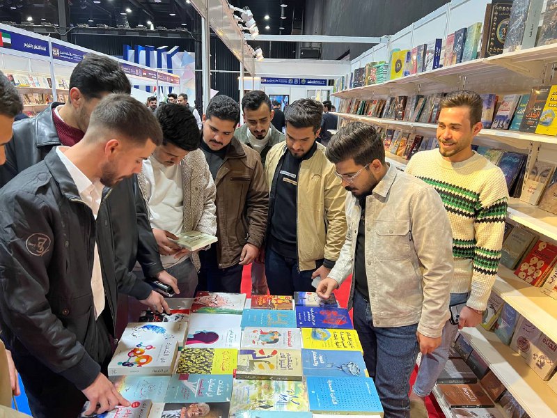 Sustainability Ambassadors at the College of Science Participate in the Book Fair to Support Awareness and Knowledge Dissemination.