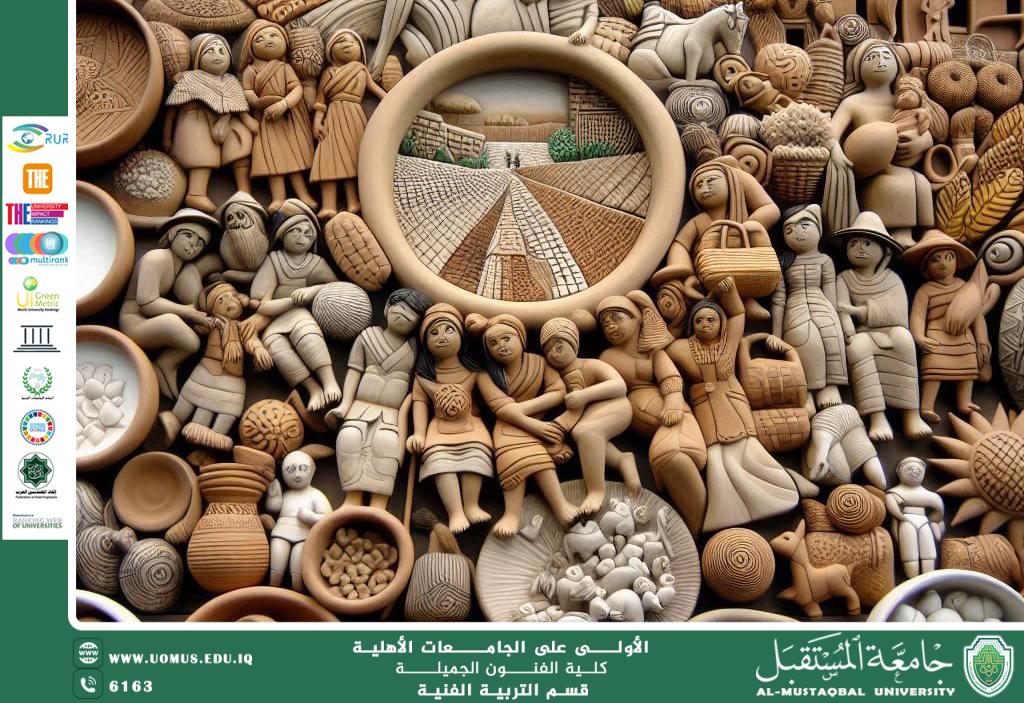 مقال بعنوان "الخزف الفني كأداة لمكافحة الفقر وتحقيق الاستدامة المقدمة" للتدريسي م.م نور علي راجي
