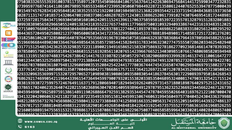 مقالة علمية للتدريسي م .م منتظر صاحب خلف حول نظرية الأعداد وأهميتها في التشفير