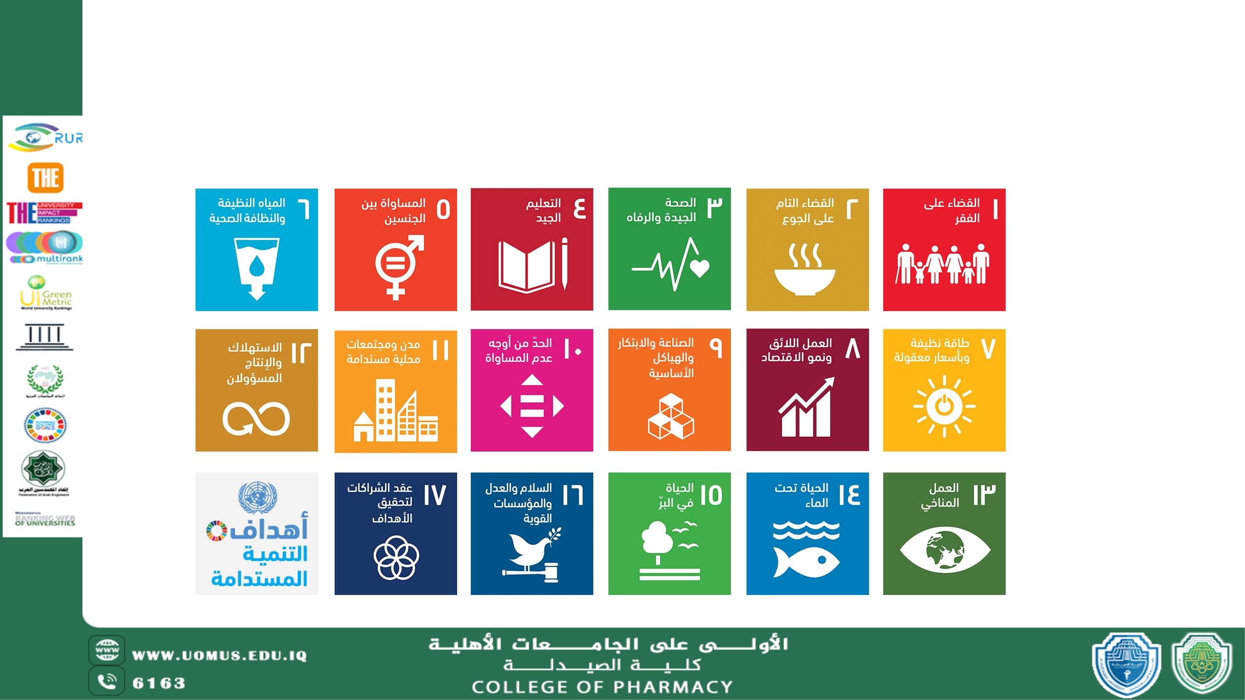 دعما لأسبوع الأستدامة المقام في جامعة المستقبل مقالة لسفير الأستدامة من كلية الصيدلة الطالبة "نور عامر فوزي "