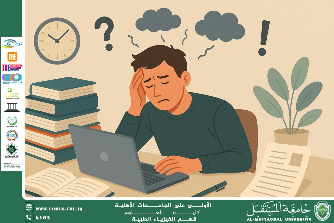 A scientific article by the teaching assistant (Mohamed Abdel Zahra) entitled “The impact of psychological pressure on academic and professional performance”