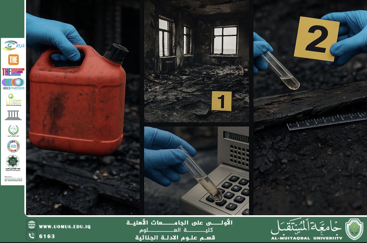 الأدلة الجنائية في حالات الحريق والحرائق العمدية (م.م هويدا نزال)