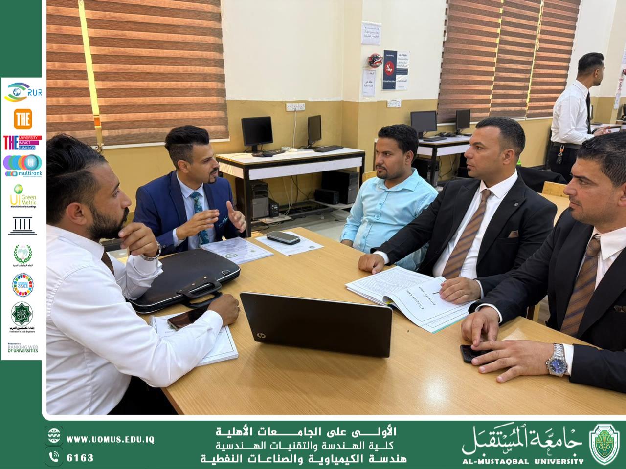  إبداع علمي يختتم مسيرة دراسية: مناقشة مشاريع تخرج طلبة المرحلة الرابعة
