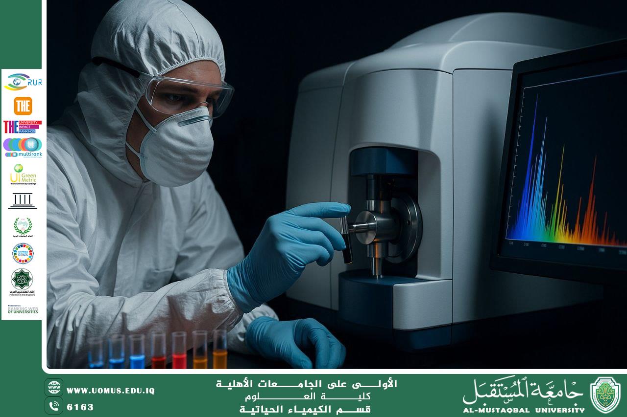مقالة علمية للتدريسي م.م احمد محمد يوسف بعنوان التطبيقات المتقدمة لتحليل العناصر النزرة باستخدام التحليل الطيفي الكتلي في الطب الشرعي: دور الرصاص والباريوم كدلائل جنائية دقيقة