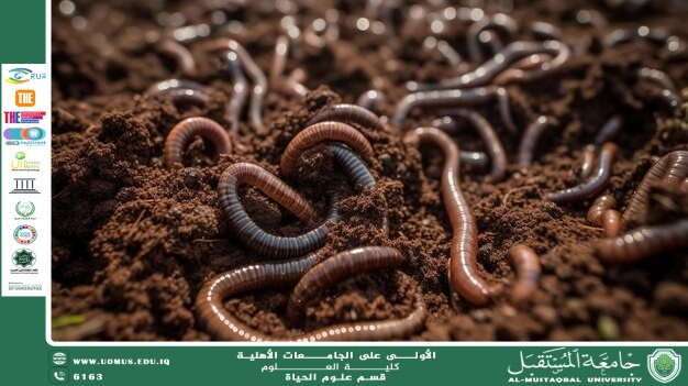 مقالة علمية للانسة نور الهدى عزمي بعنوان الديدان كمؤشرات حيوية لصحة التربة والأنظمة البيئية