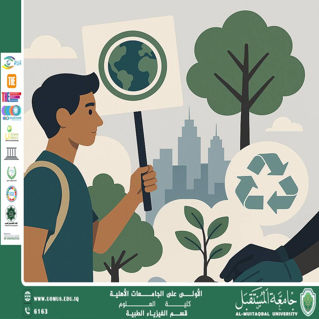 A scientific article by the lecturer (Assistant Lecturer Fatima Basem) entitled “The Role of Youth in Protecting the Environment: Vital Initiatives and Roles for a Sustainable Future”